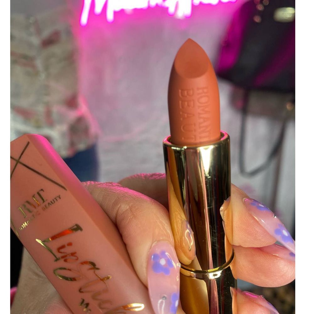 NEW Click Bullet Nude Matte Lipstick by Romantic Beauty #15 - Picture 4 of 7